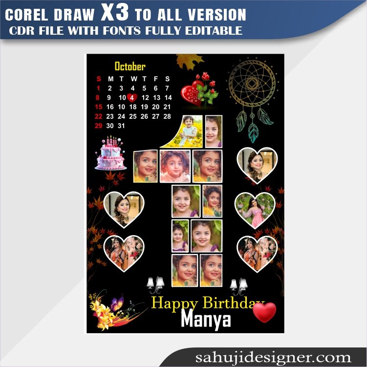 Latest And Best BIRTHDAY FRAME Design CDR