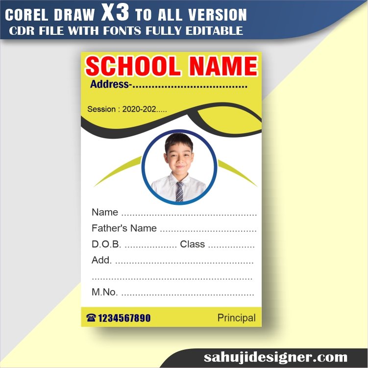 Latest And Best Id Card Design CDR File