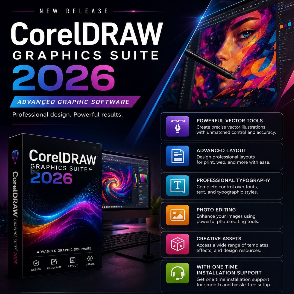 CorelDRAW Graphics Suite 2026 – (Windows 10/11 Supported) - Image 2