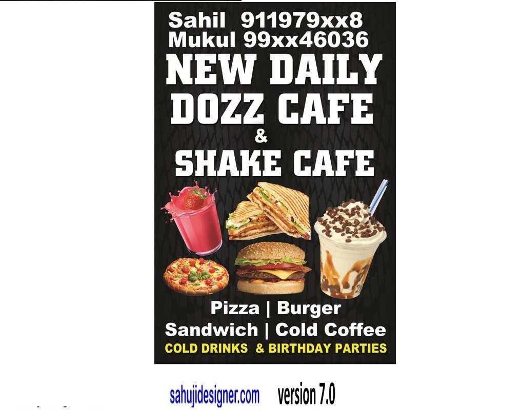 caffe banner psd