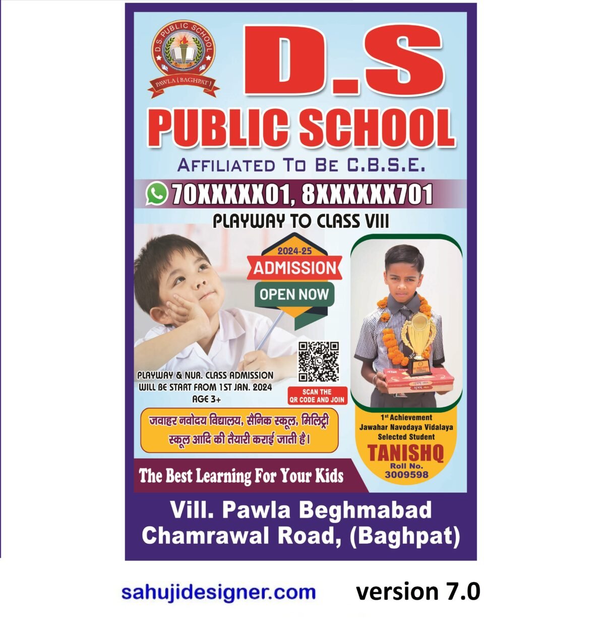 SCHOOL BANNER PSD