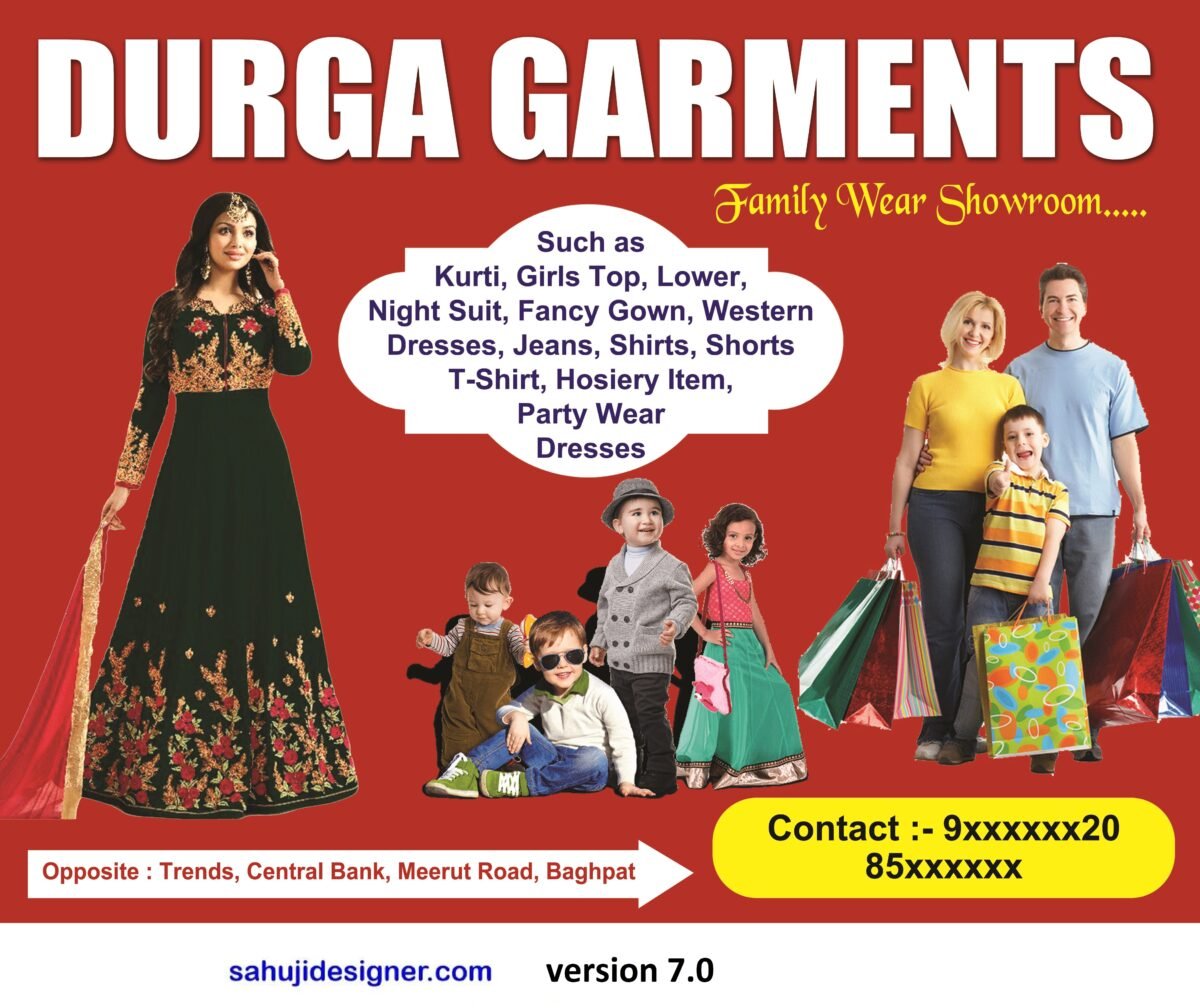 Cloth Garment Banner Psd